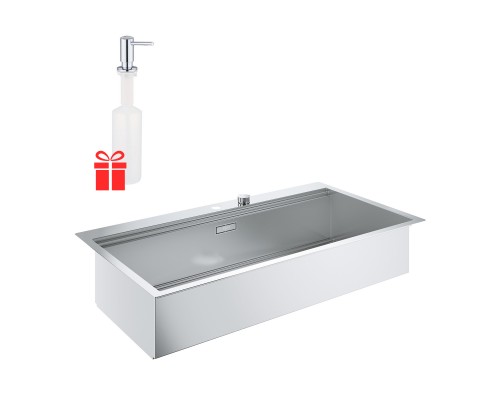 Набор Grohe мойка кухонная K800 31586SD0 + дозатор для моющего средства Contemporary 40536000