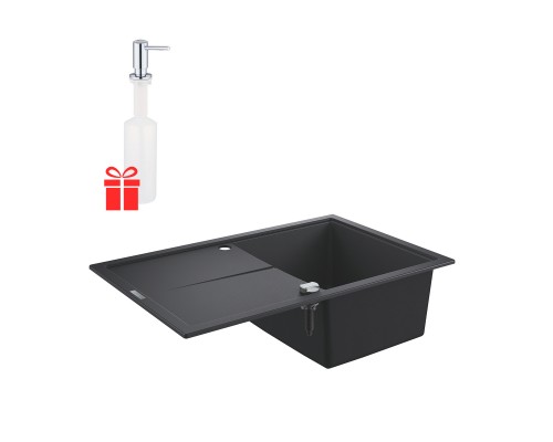 Набор Grohe мойка кухонная K400 31639AP0 + дозатор для моющего средства Contemporary 40536000