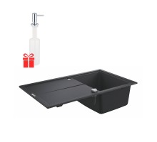 Набор Grohe мойка кухонная K400 31640AP0 + дозатор для моющего средства Contemporary 40536000