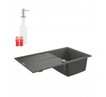 Набор Grohe мойка кухонная K400 31640AT0 + дозатор для моющего средства Contemporary 40536000