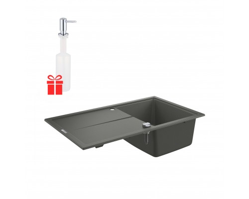 Набор Grohe мойка кухонная K400 31640AT0 + дозатор для моющего средства Contemporary 40536000