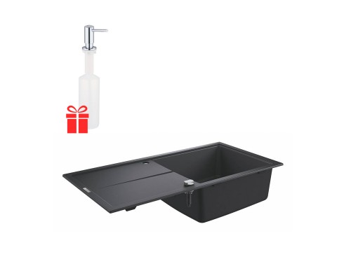 Набор Grohe мойка кухонная K400 31641AP0 + дозатор для моющего средства Contemporary 40536000