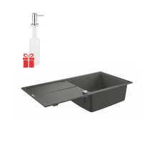 Набор Grohe мойка кухонная K400 31641AT0 + дозатор для моющего средства Contemporary 40536000