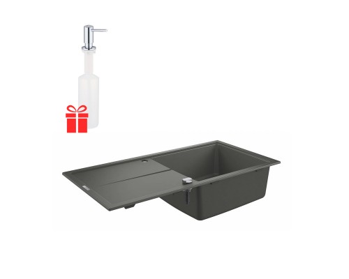 Набор Grohe мойка кухонная K400 31641AT0 + дозатор для моющего средства Contemporary 40536000