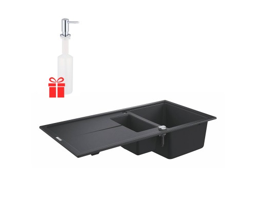 Набор Grohe мойка кухонная K400 31642AP0 + дозатор для моющего средства Contemporary 40536000