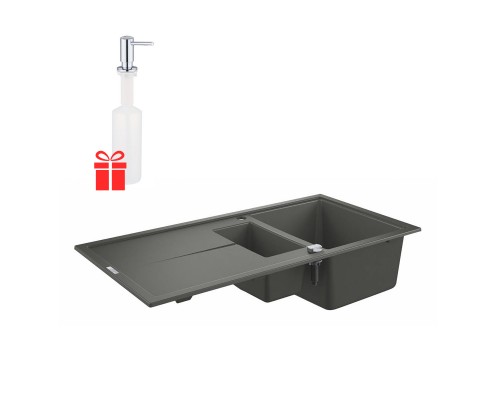 Набор Grohe мойка кухонная K400 31642AT0 + дозатор для моющего средства Contemporary 40536000