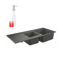 Набор Grohe мойка кухонная K400 31643AT0 + дозатор для моющего средства Contemporary 40536000