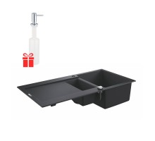 Набор Grohe мойка кухонная K500 31646AP0 + дозатор для моющего средства Contemporary 40536000