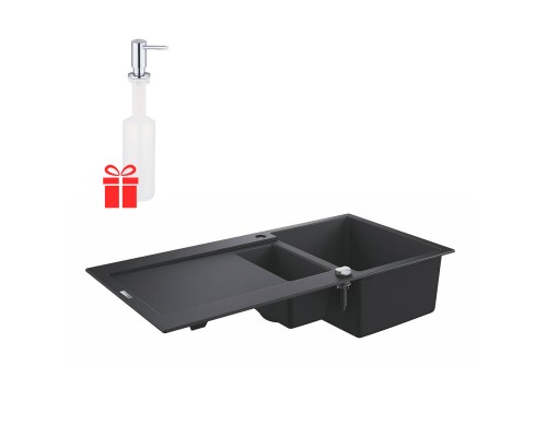 Набор Grohe мойка кухонная K500 31646AP0 + дозатор для моющего средства Contemporary 40536000