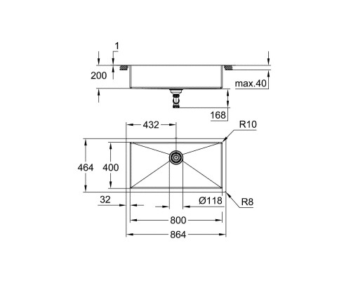 Кухонная мойка Grohe Sink K700 31580SD1
