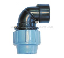 Уголок компрессионный 25х1/2"В Unidelta