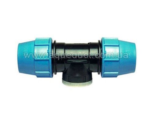 Тройник компрессионный 50x2"Вх50 Unidelta