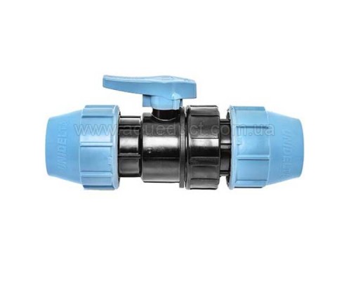 Компрессионный шаровый кран 25 Unidelta