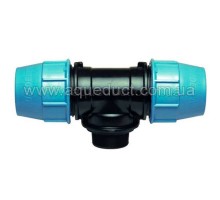 Тройник компрессионный 40х1"Нх40 Unidelta