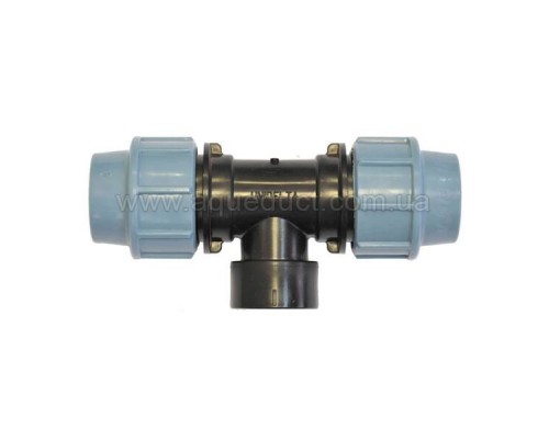 Тройник компрессионный 25х1/2"Вх25 Unidelta